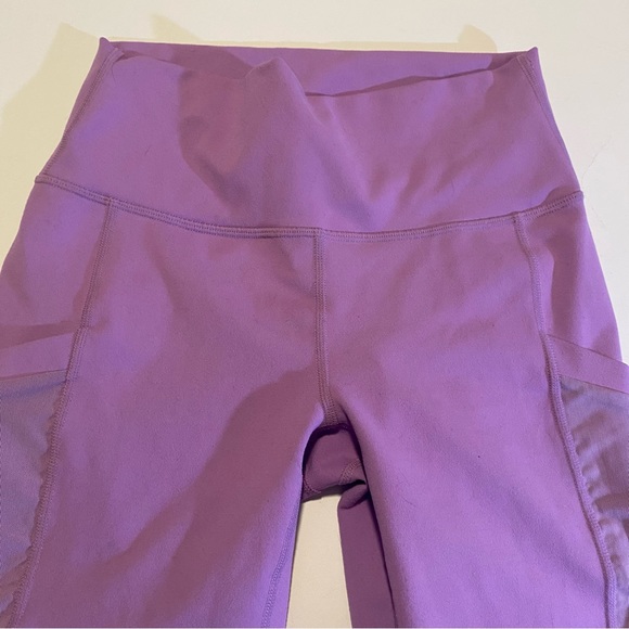 Fabletics SZ XS, 7/8 leggings,Power Hold, high waisted, 3 pockets, GUC, mesh - Picture 11 of 16